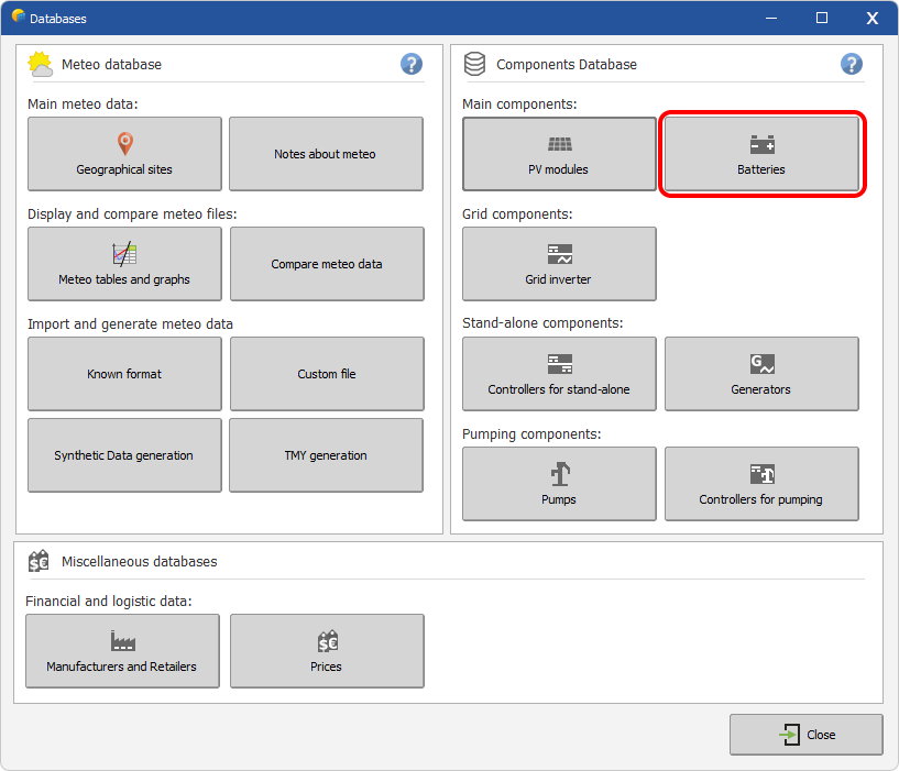 Dialog_Database_Batteries