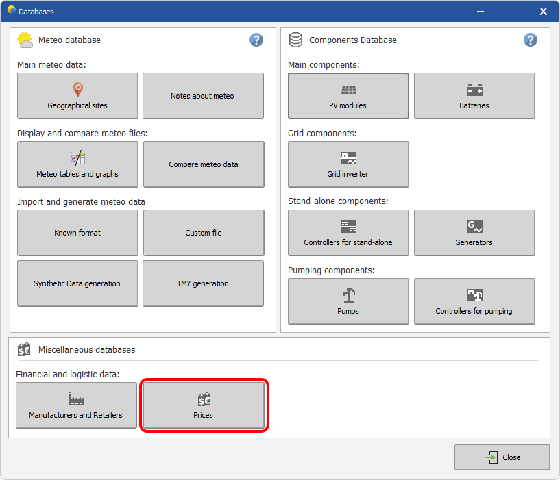 Dialog_Database_Prices