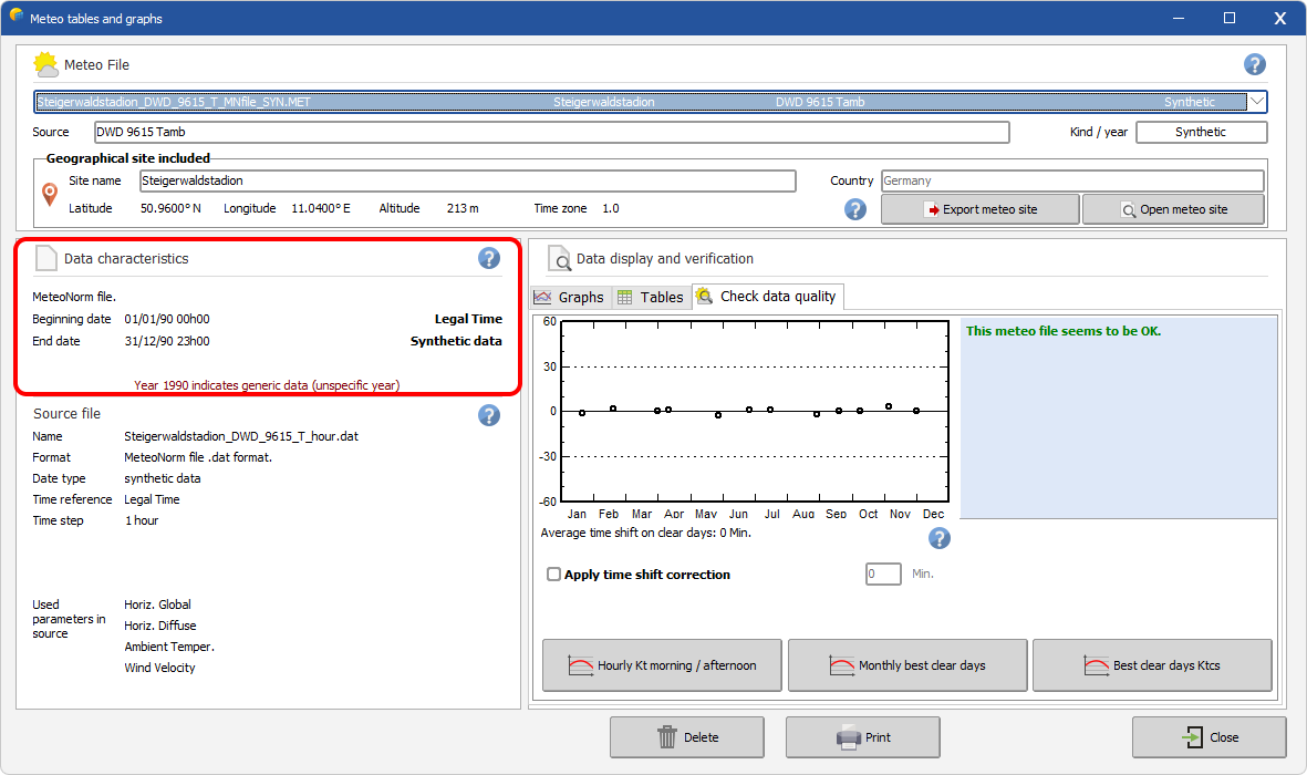 Dialog_Meteo_Database_MeteoTablesGraphs_DataCharsection_Synthetic