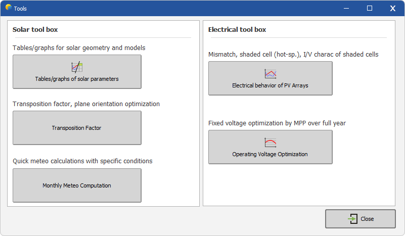 ToolsDialog