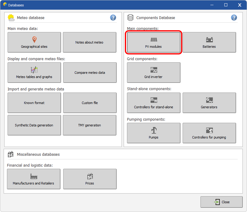 Dialog_Database_PVModules