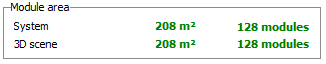 Modules area balance